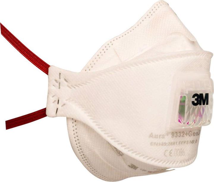 Actual product image 3M Respirator Aura Gen3 FFP3 valve (FFP3, 5 x)