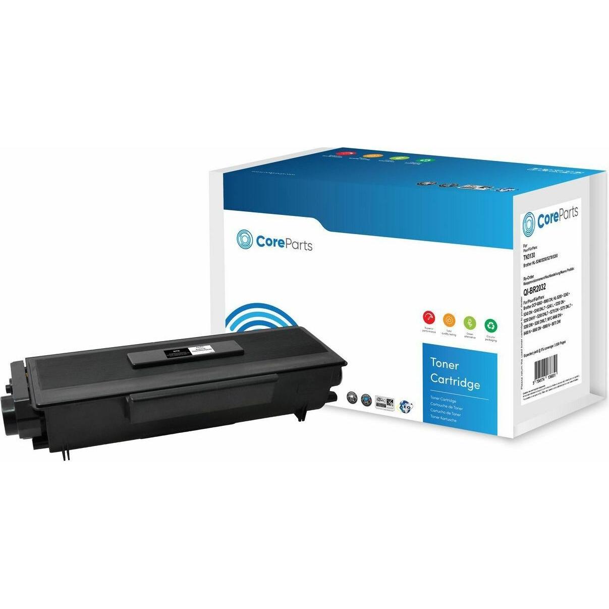 CoreParts, Toner, QI-BR2032 Tonerkartusche (e) Kompatibel (BK)