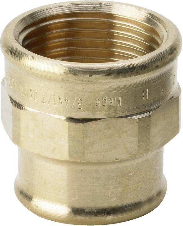 Viega Manchon de forme 3/4 "x1/2" rødgods (Raccord de tuyauterie)