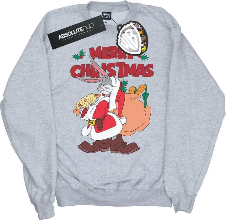 Immagine prodotto Looney Tunes Santa Bugs Bunny Felpa Uomo (S)
