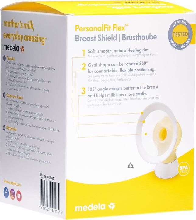 Actual product image Medela PersonalFit Flex, 2 chest tubes size L (27mm) (XL)