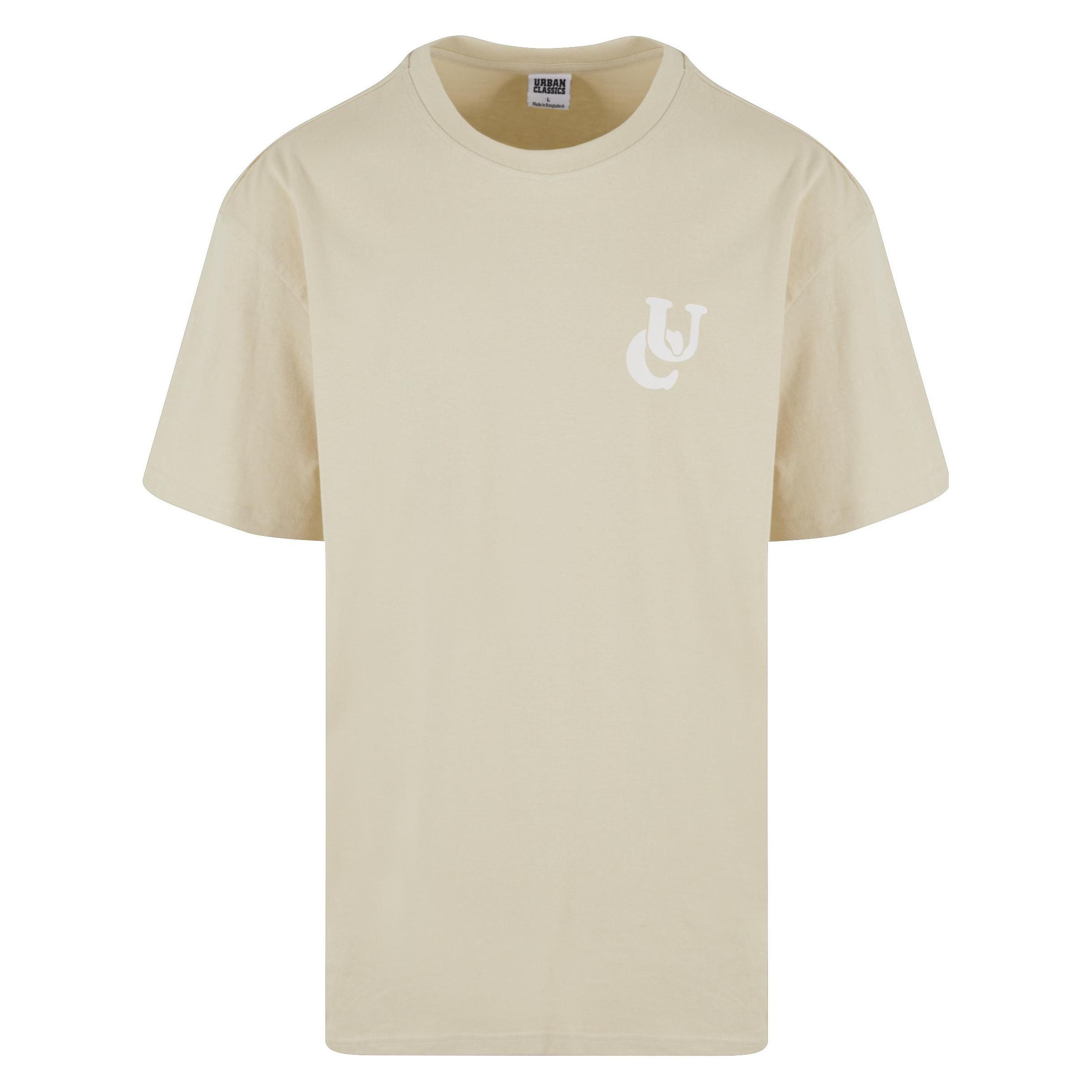 Urban Classics, Herren, Shirts, Weavy Logo Heavy, Beige, (Xxl)