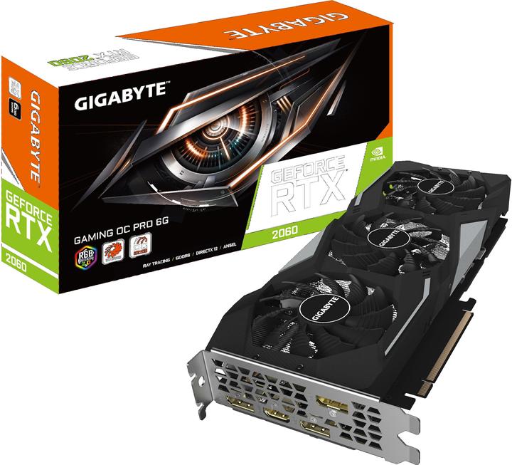 Produktbild Gigabyte GeForce RTX 2060 OC Pro (6 GB)