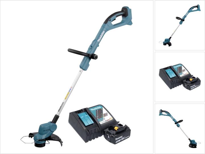 Produktbild Makita DUR 193 RT1 Akku Rasentrimmer 18 V 260 mm + 1x Akku 5,0 Ah + LadegerÃ¤t (Trimmfaden)