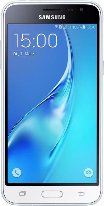 Produktbild Samsung Galaxy J3 (2016) (8 GB, White, 5", Dual SIM + SD, 4G)
