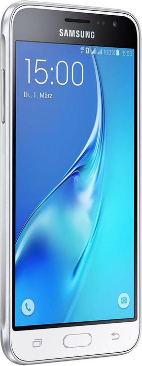 Produktbild Samsung Galaxy J3 (2016) (8 GB, White, 5", Dual SIM + SD, 4G)