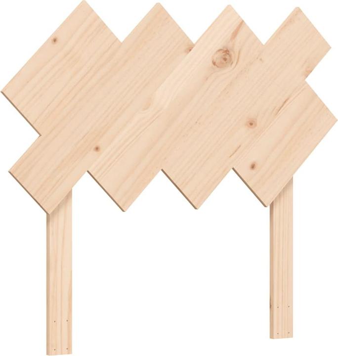 Produktbild VidaXL Massivholzbett mit Kopfteil 160x200 cm (150 x 200 cm)