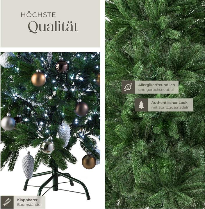 Produktbild tectake Künstlicher Weihnachtsbaum (140 cm)