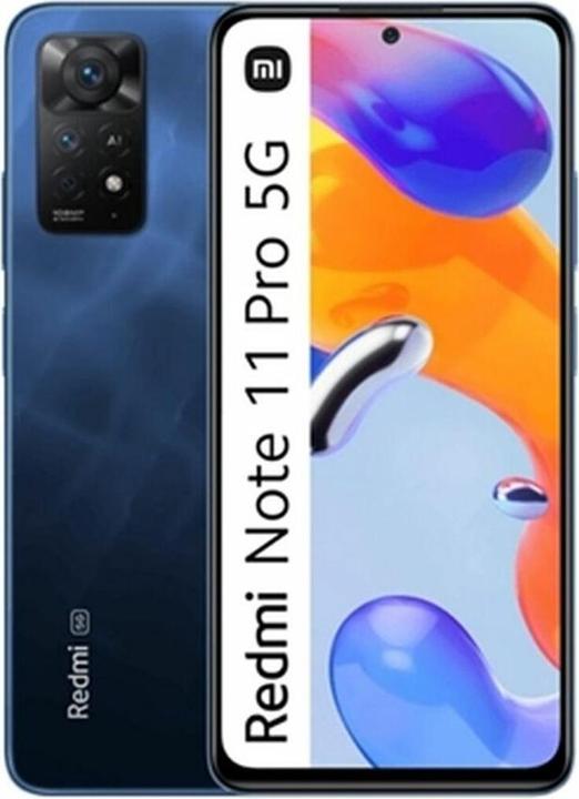 Produktbild Xiaomi Redmi Note 11 Pro 5G EU (64 GB, Atlantic Blue, 6.67", Hybrid Dual SIM, 5G)