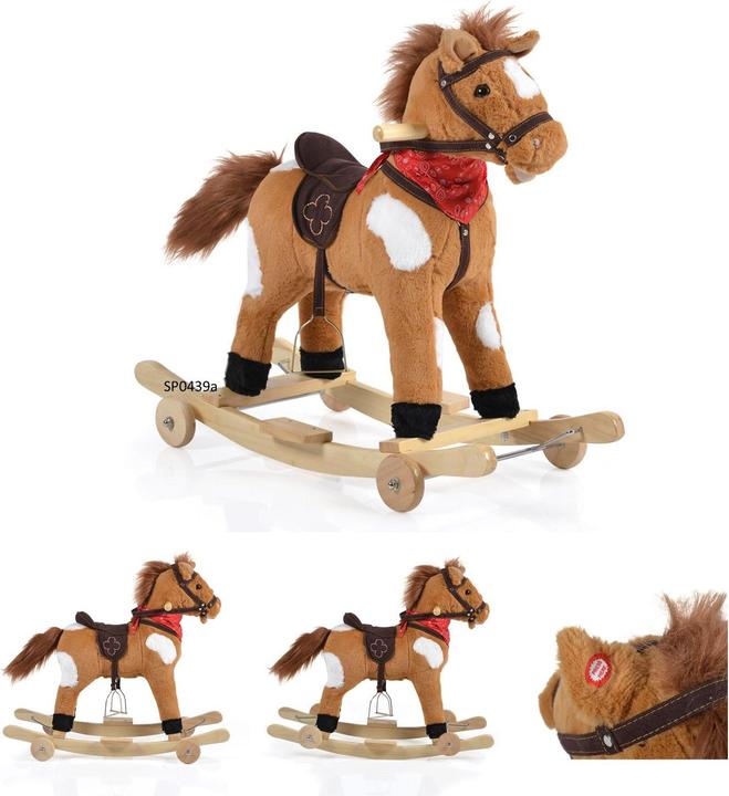 Actual product image Moni Rocking Horse Plush Thunder Rollers