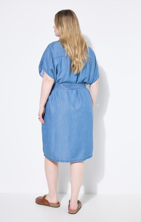 Produktbild Studio Untold Hemdblusenkleid, weicher Denim, Bindegürtel (54)