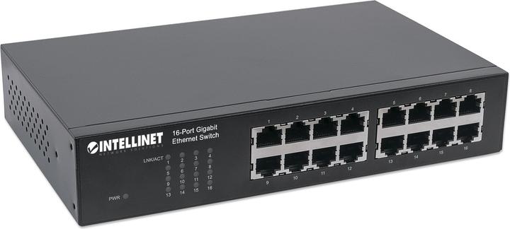 Actual product image Intellinet 16Port Gigabit Ethernet Switch (16 ports)