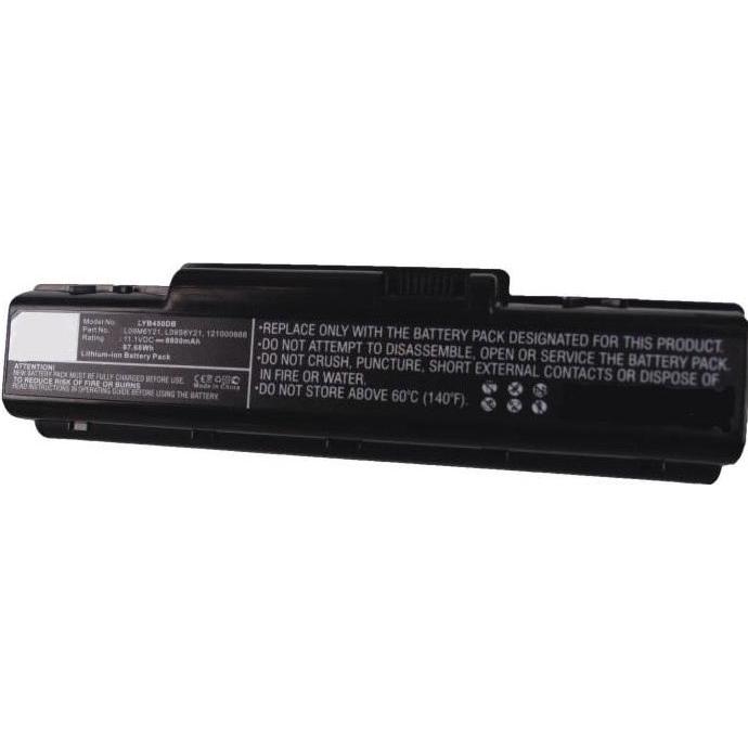 CoreParts Laptop Battery for Lenovo (1 Zellen, 8800 mAh), Notebook Akku, Schwarz