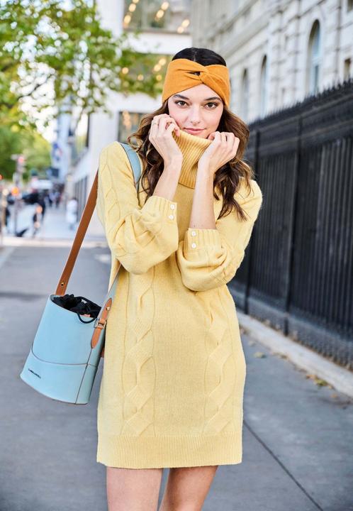 Immagine prodotto Bellemere Dress Merino-Cashmere Turtleneck Mini-Sweater (M)