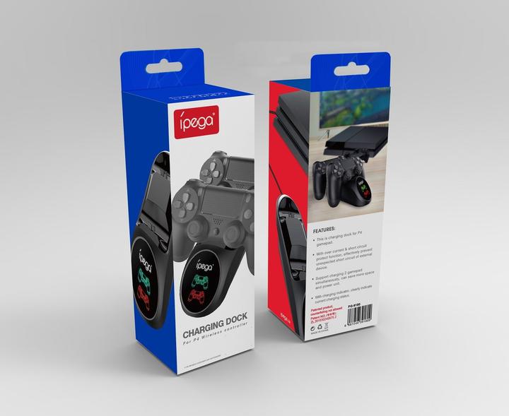 Productafbeelding iPega 9180 PS4 Gamepad Double Charger (Damaged Package) (PS4)