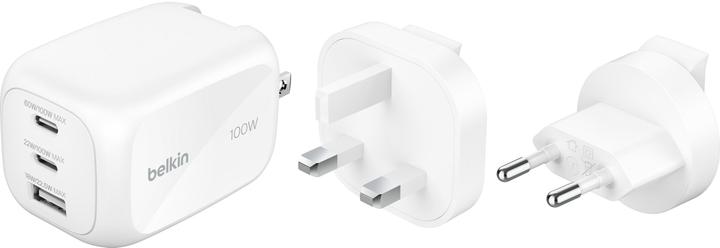 Belkin BOOST Charge 100W USB-C Ladegerät 2xUSB-C/1xA WCH016hqWH (100 W)