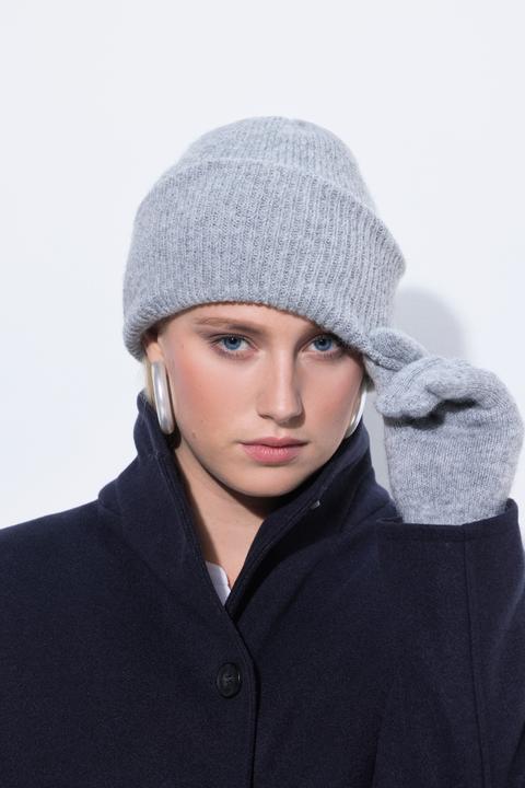 Produktbild Ulla Popken Strickmütze, meliert, Rippstrick (One Size)