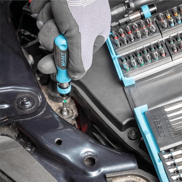 Productafbeelding HAZET Bitset 2200SC-1, 69 stuks (Kruis Pozidriv PZ, Cross Phillips PH, Schroefgleuf, Zeskantbus TX, Inbus)