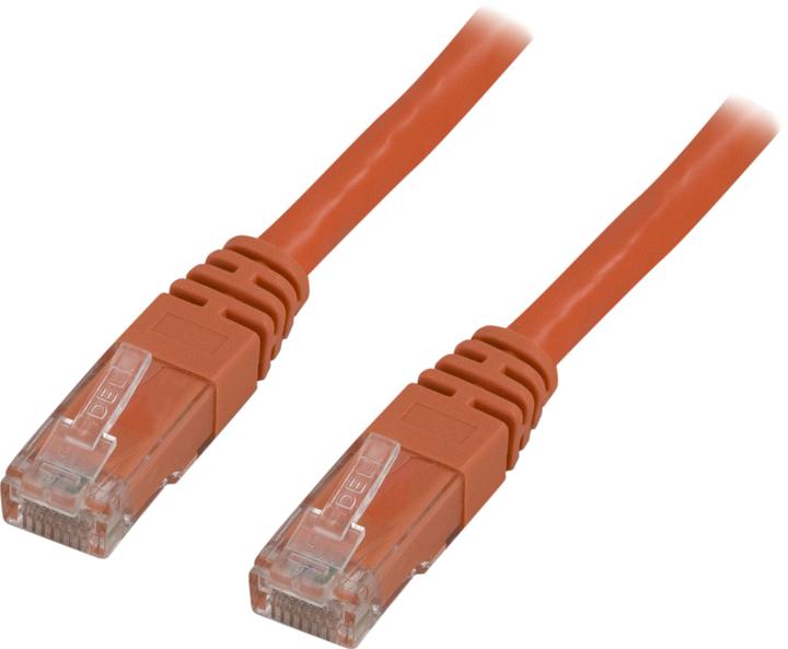 Produktbild Deltaco UTP Cat5e - 1 m - RJ-45 - RJ-45 - Orange (U/UTP, CAT5e, 1 m)