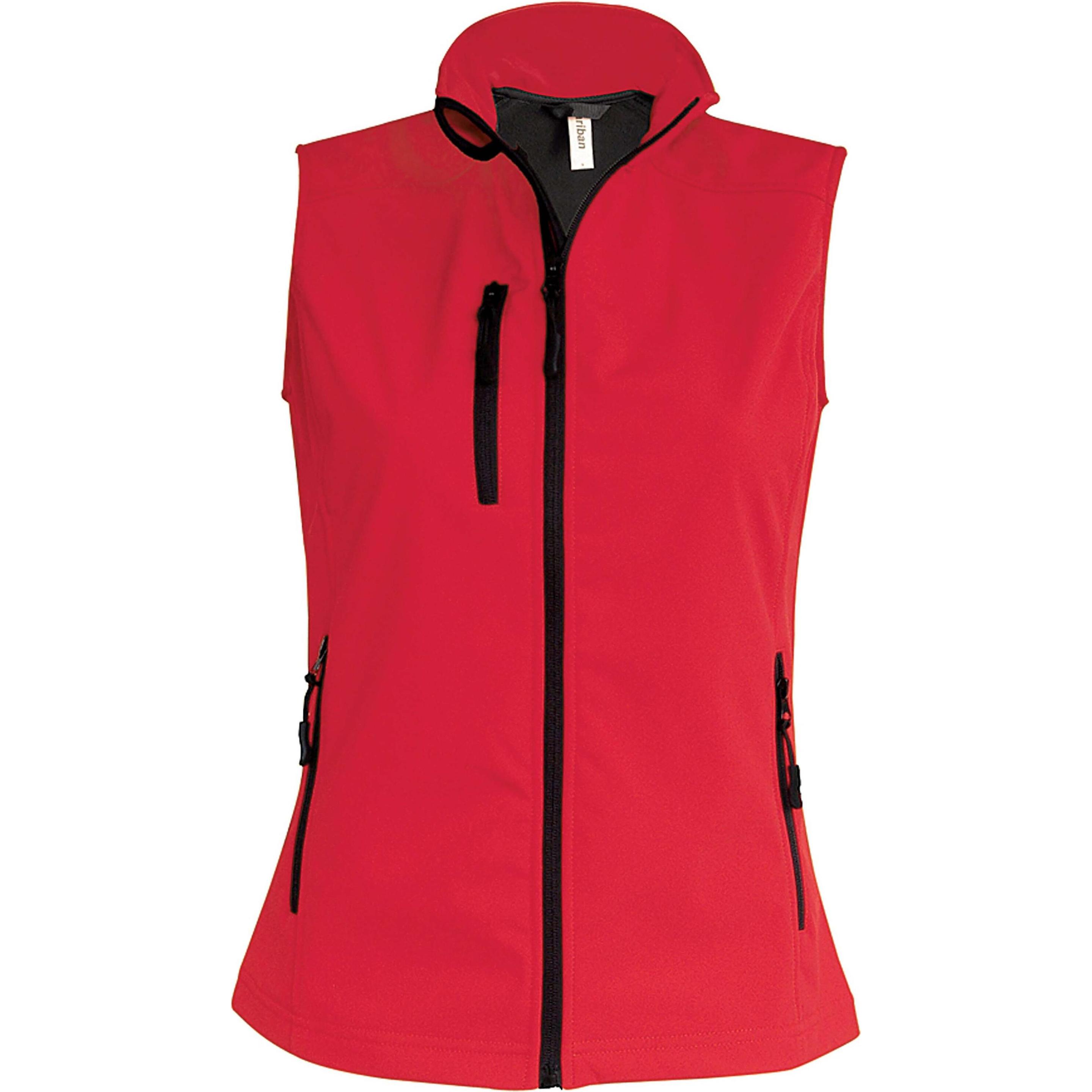 Kariban, Damen, Jacke, Sans Manche Softshell (M), Grau, M