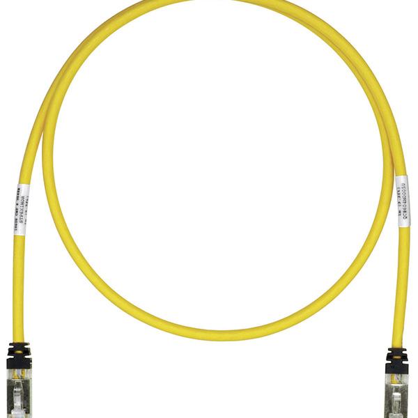 Produktbild Panduit 3m, Cat6a STP Netzwerkkabel Gelb (CAT6, 3 m)