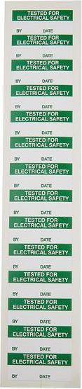 Image du produit RS PRO Etiquette TESTED FOR ELEC SAFETY