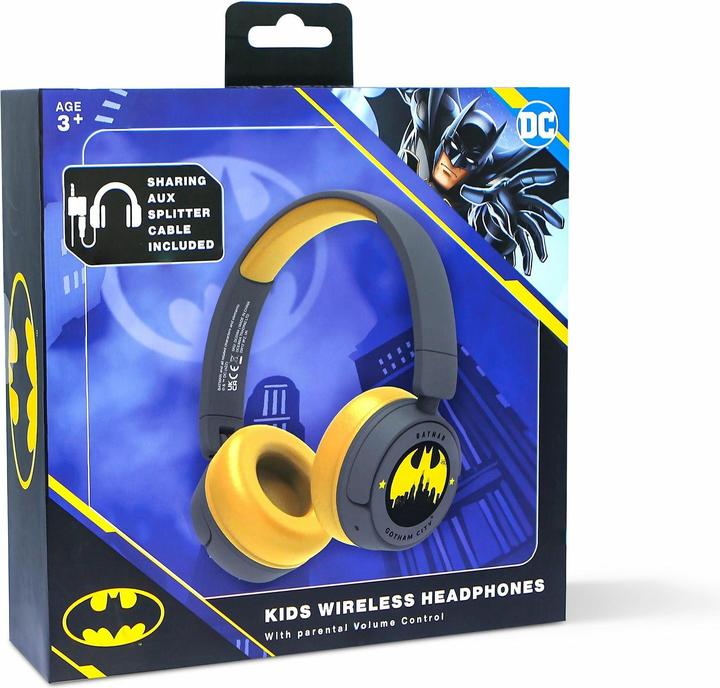 Actual product image OTL Bluetooth Headset w/Perental Control - Batman Gotham City (DC0984)