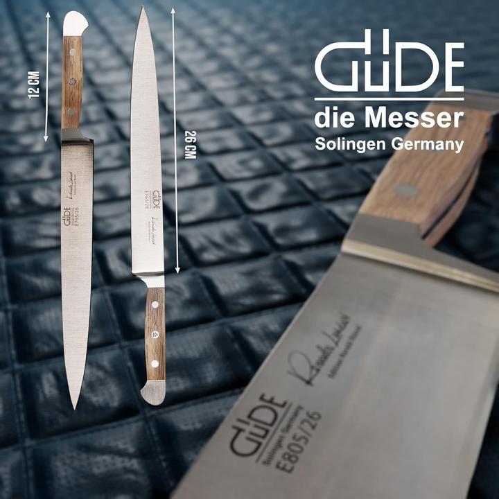 Actual product image Gude Alpha Oak vleesmes 26 cm eikenhout (26 cm)