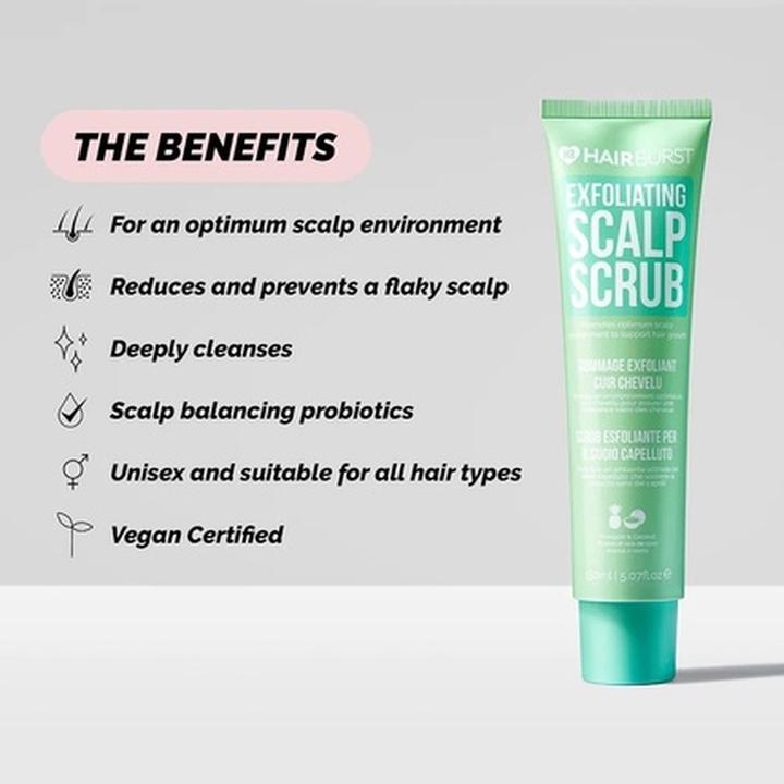 Produktbild Philips Exfoliating Scalp Scrub with Probiotics, Menthol, Bamboo & Coconut Oil - Pre Shampoo Usage, Silicone (150 ml)