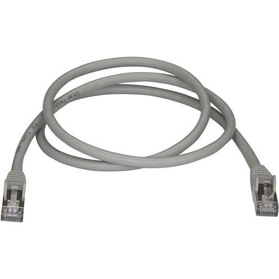 Thumbnail - StarTech Patch Cable Cat6a 1m Grey (STP, CAT6a, 1 m), Netzwerkkabel