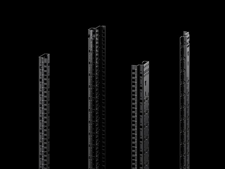 Actual product image Rittal 19" profile rails standard, front, 38 U
