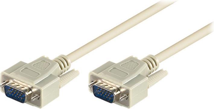 Produktbild Goobay VGA Monitorkabel, Grau, 5 m (5 m, VGA)