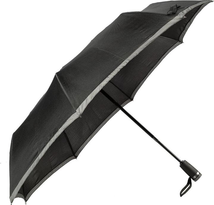 Black with silver-coloured edge