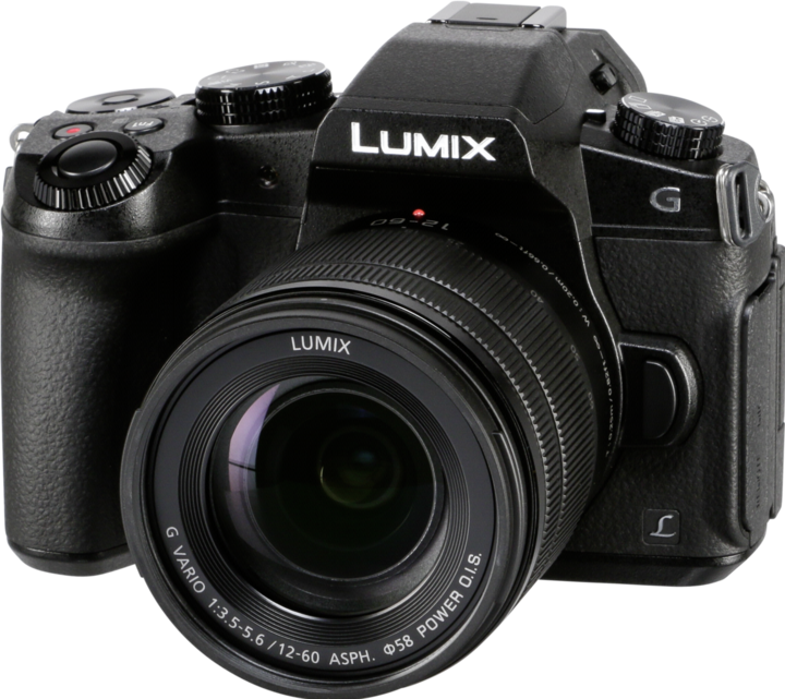 Actual product image Panasonic Lumix DMC-G80 + Lumix G Vario 12-60 mm/F3.5-5.6 asph. / Power OIS (12 - 60 mm, 16 Mpx, Micro Four Thirds)