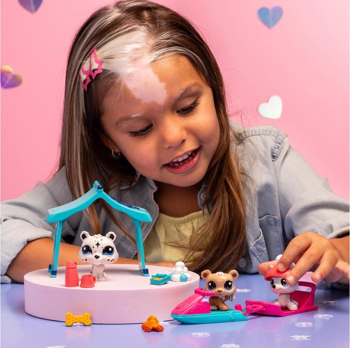 Actual product image Bandai LPS Set 3 Pets Snow & acces. 4+