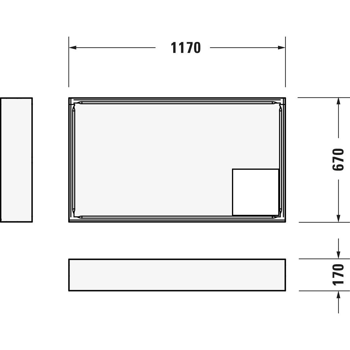 Thumbnail - Duravit, Duschwanne, Duschwanne D-Code 1200 x 700 x 85 mm wei glatt 720094000000000