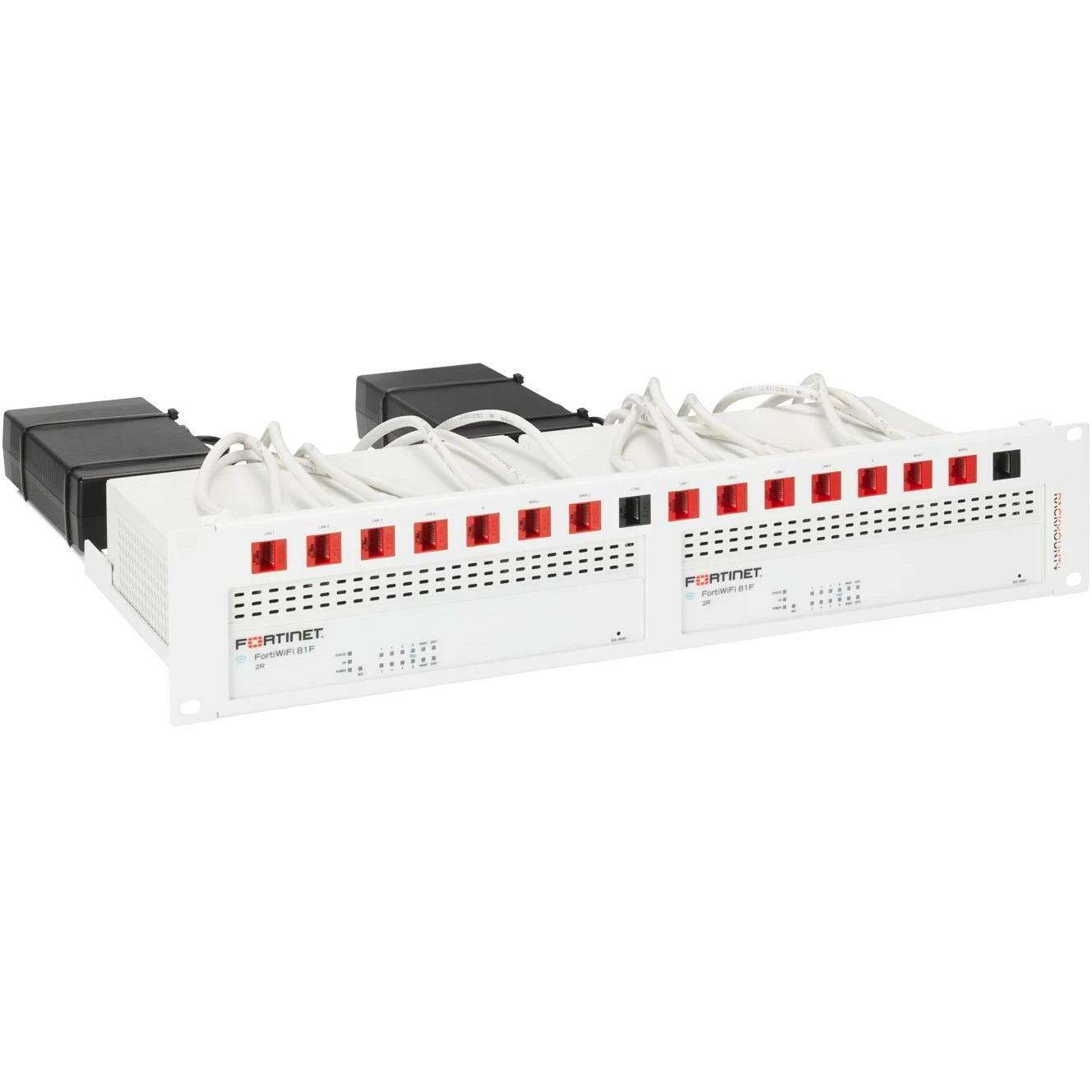 Thumbnail - Rackmount.IT Rack Mount kit for FortiGate, Serverschrank Zubehör, Weiss