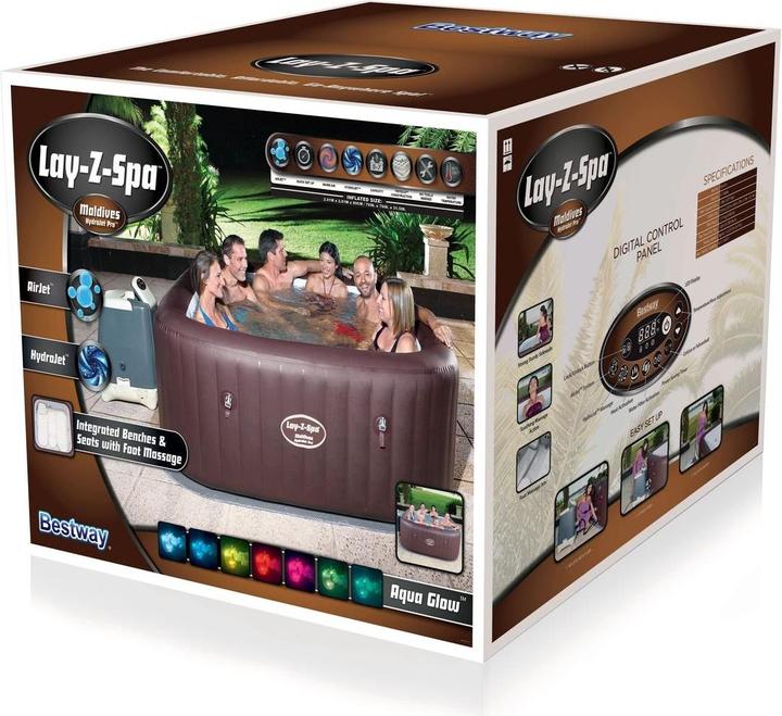 Actual product image Bestway Lay-Z-Spa Maldives HydroJet Pro (7 pers.)