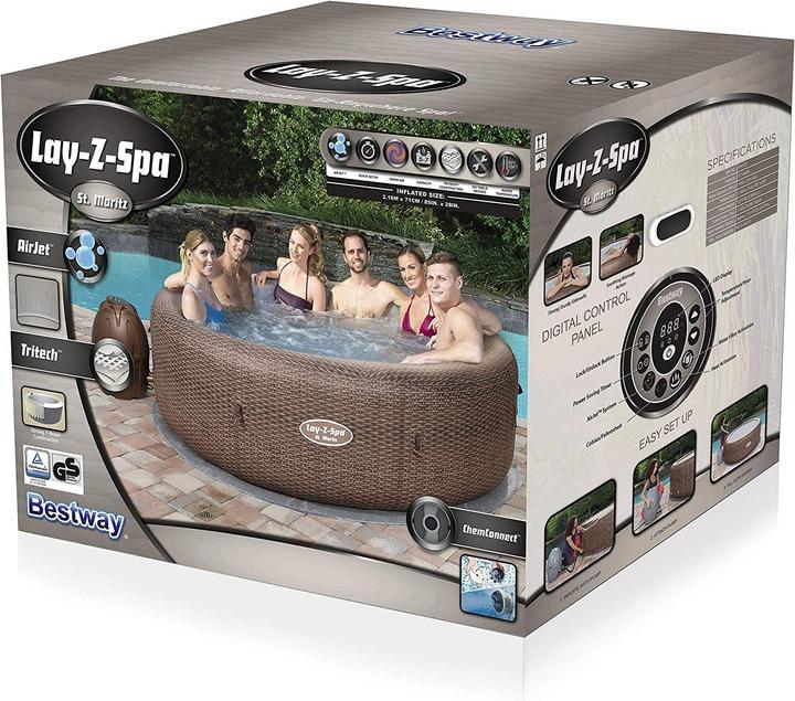 Produktbild Bestway Lay-Z-Spa St.Moritz AirJet (7 Personen)