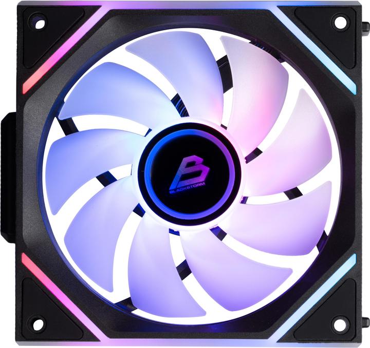 Produktbild Blackstorm Luna MAG-INF ARGB PWM Fan Pack, black, 120 mm, set of 3 (120 mm, 3x)