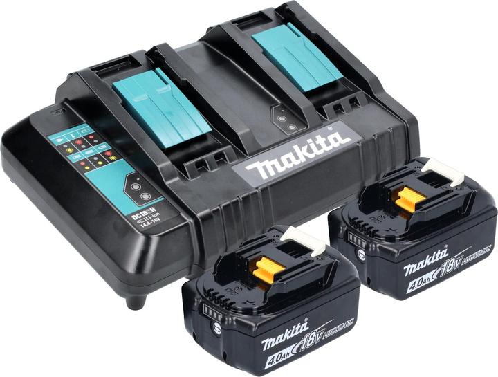 Actual product image Makita DKT 360 CM2 cordless kettle 36 V ( 2x 18 V ) 0.8 L + 2x rechargeable battery 4.0 Ah + double charger (0.80 l)