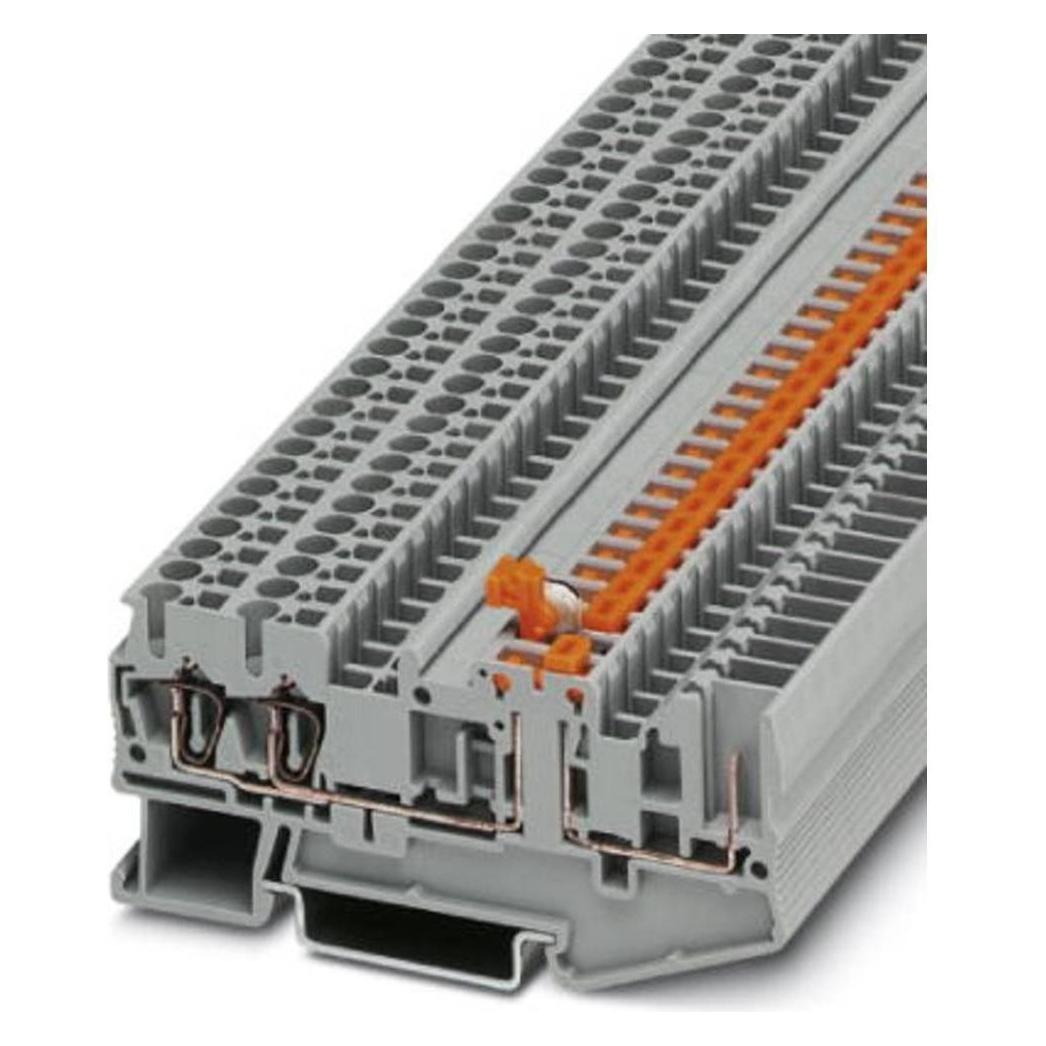 Phoenix Contact 3040766 Anschlussblock 2 Grau, Elektronikkabel + Stecker, Grau