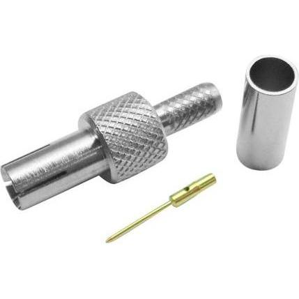 Varia TS9-Stecker für RG174 Kabel, Crimp Version, Elektronikkabel + Stecker