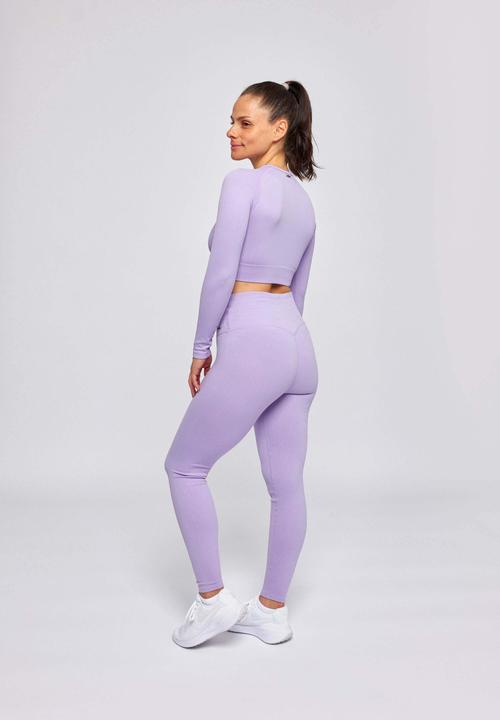 Actual product image Snocks Geripptes Sportshirt langarm Damen (L)