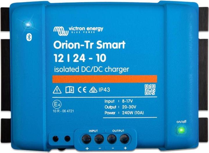Victron Energy Orion-Tr Smart 12/24-10A (240W) DC-DC Ladegerät (12V, 24V, 10 A)