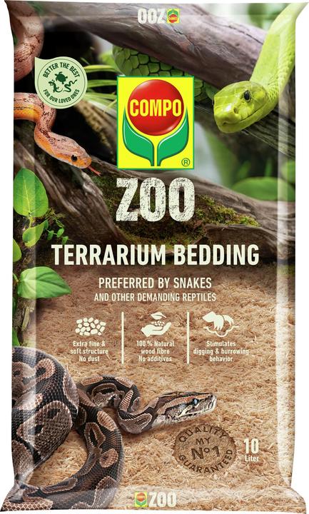 Compo ZOO Terrarien-Substrat für Schlangen 10L