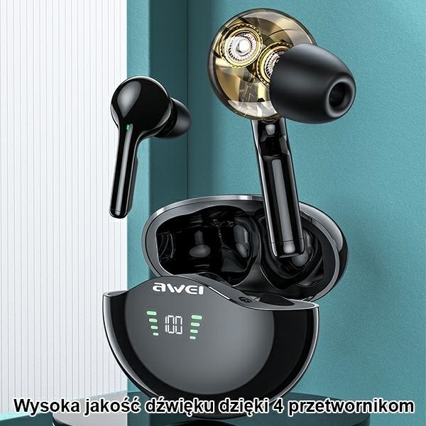 Actual product image Awei T12P (4 h, Wireless)