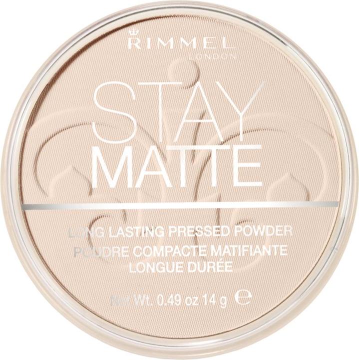 Actual product image Rimmel London Stay Matte Mate Compact Powder (Transparent)
