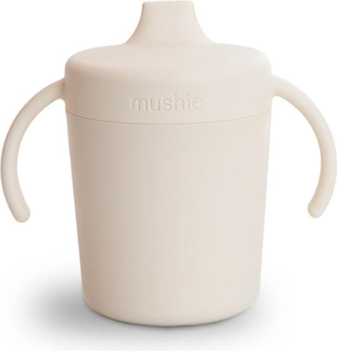 Actual product image Mushie Training Mug Ivory