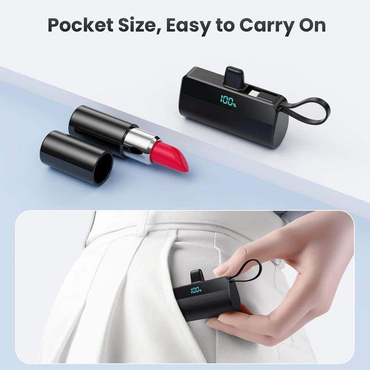 Immagine prodotto IPosible Powerbank mit LED-Display (5500 mAh, 20 W)